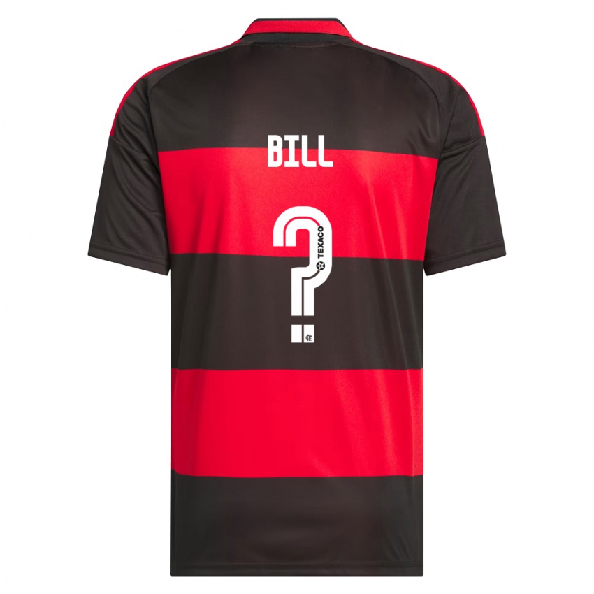 נשים Bill #0 אדום שחור לבן ג'רזי ביתית 2026/27 חולצה קצרה