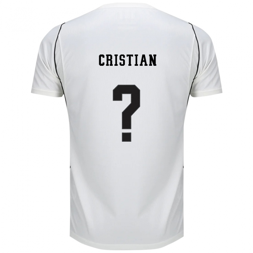 נשים Cristian #0 לבן שחור אדום ג'רזי ביתית 2026/27 חולצה קצרה