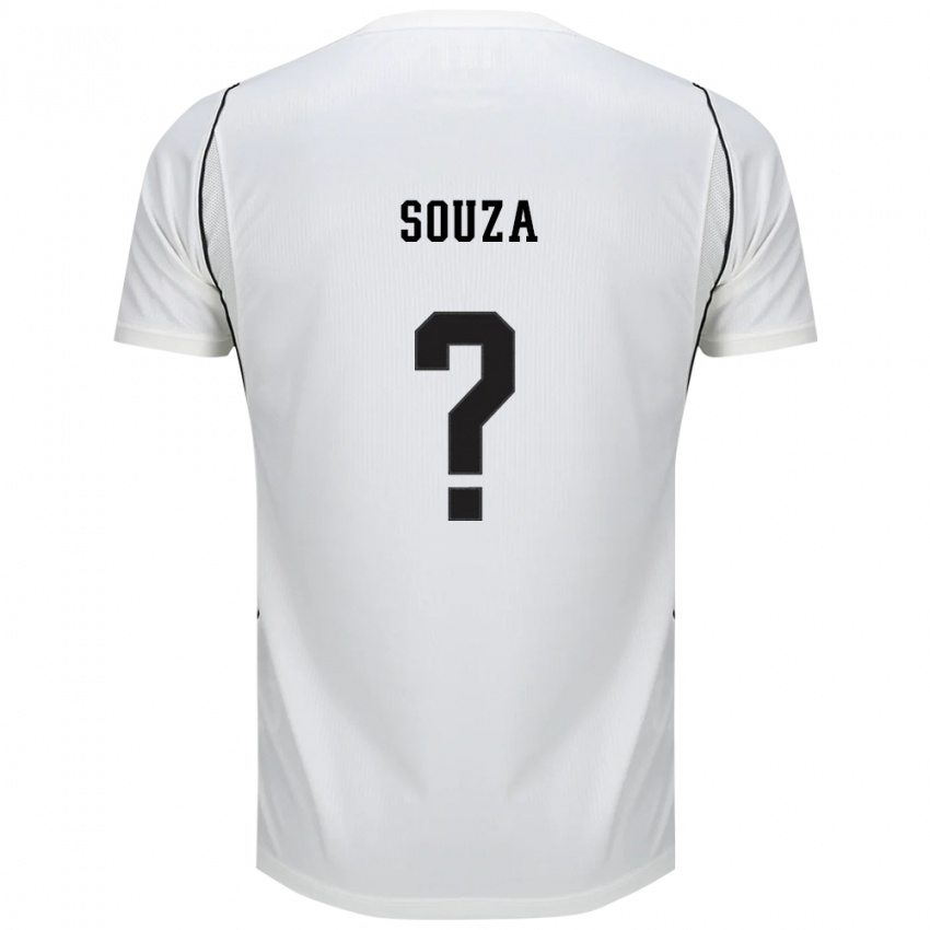 נשים Cauã Souza #0 לבן שחור אדום ג'רזי ביתית 2026/27 חולצה קצרה