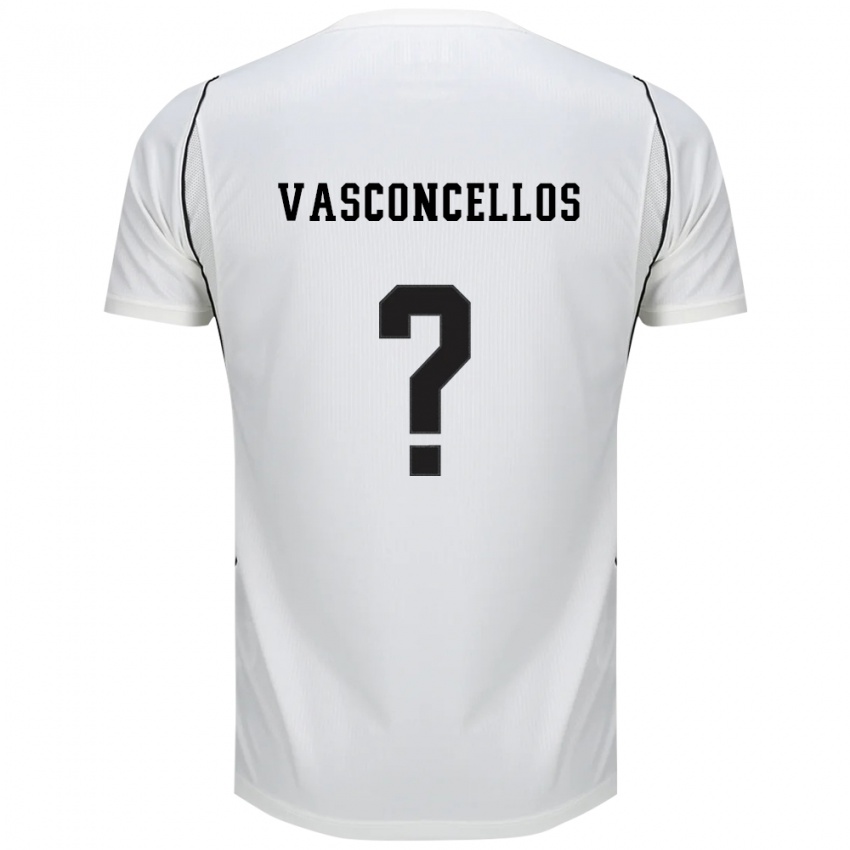 נשים Cauã Vasconcellos #0 לבן שחור אדום ג'רזי ביתית 2026/27 חולצה קצרה