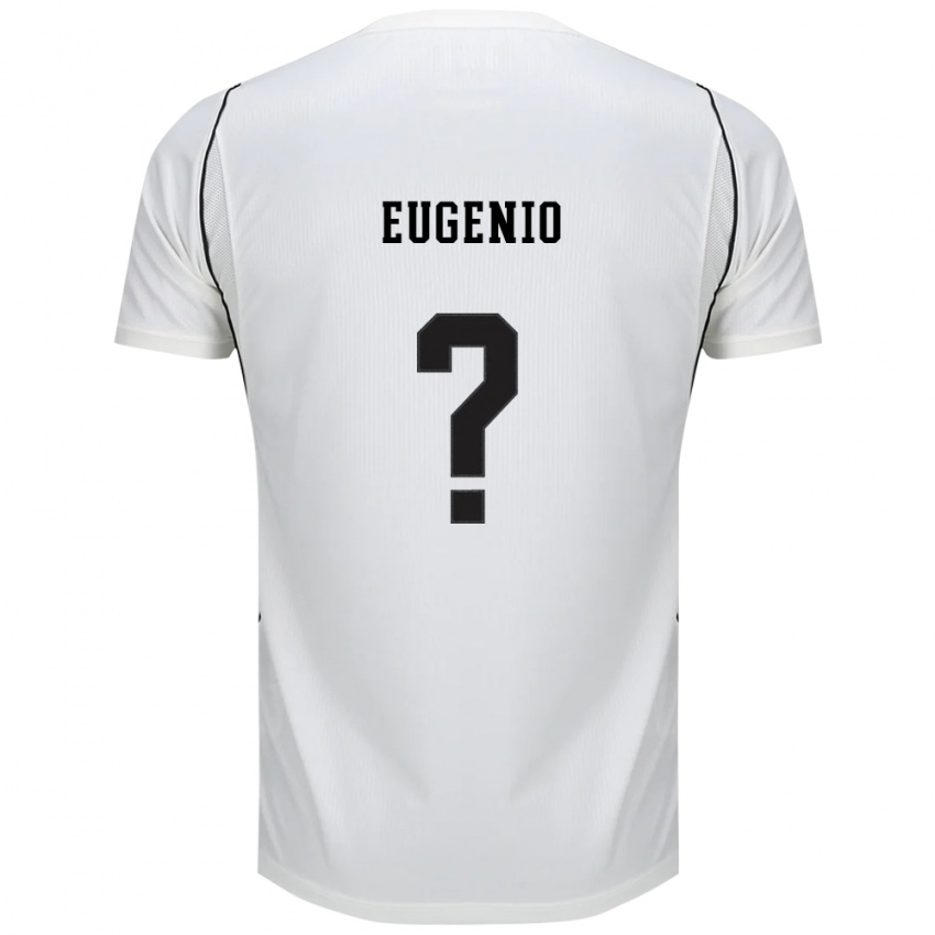 נשים Eugenio #0 לבן שחור אדום ג'רזי ביתית 2026/27 חולצה קצרה