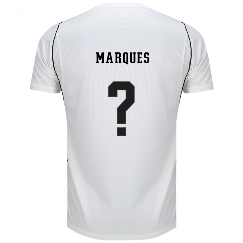 נשים Igor Marques #0 לבן שחור אדום ג'רזי ביתית 2026/27 חולצה קצרה