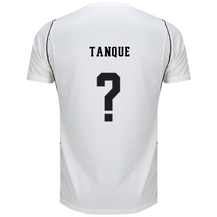 נשים Eduardo Tanque #0 לבן שחור אדום ג'רזי ביתית 2026/27 חולצה קצרה