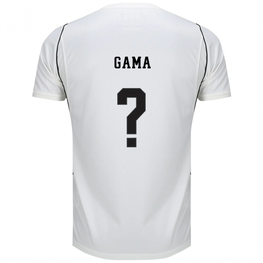 נשים Guilherme Gama #0 לבן שחור אדום ג'רזי ביתית 2026/27 חולצה קצרה