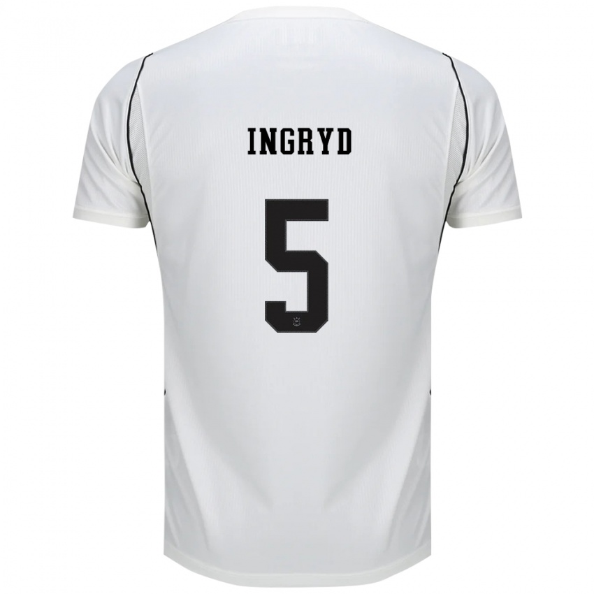 נשים Ingryd #5 לבן שחור אדום ג'רזי ביתית 2026/27 חולצה קצרה
