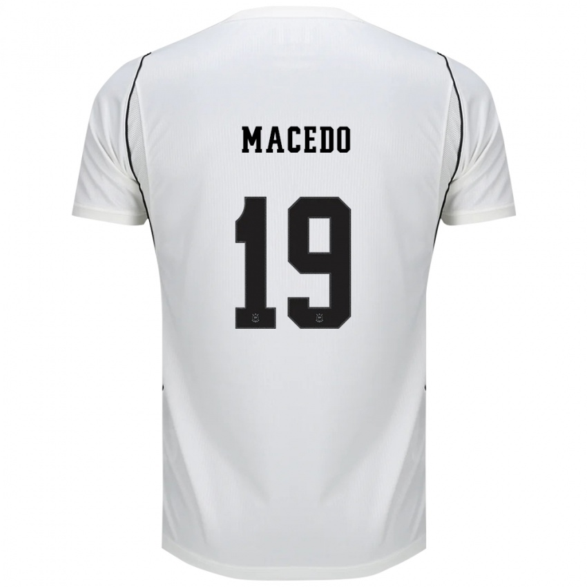 נשים Igor Macedo #19 לבן שחור אדום ג'רזי ביתית 2026/27 חולצה קצרה