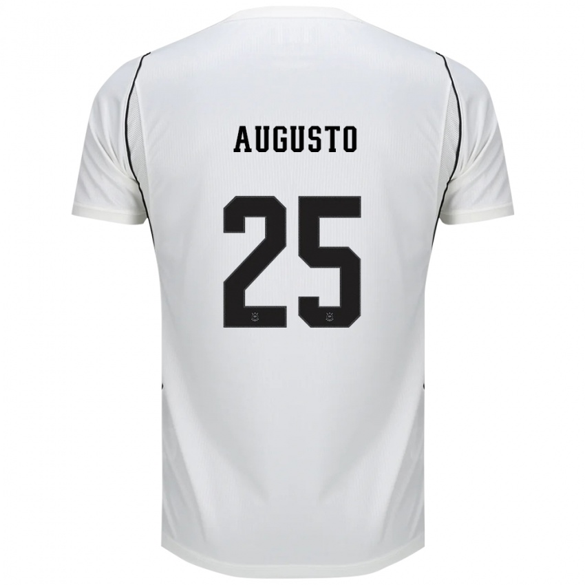 נשים Brenno Augusto #25 לבן שחור אדום ג'רזי ביתית 2026/27 חולצה קצרה