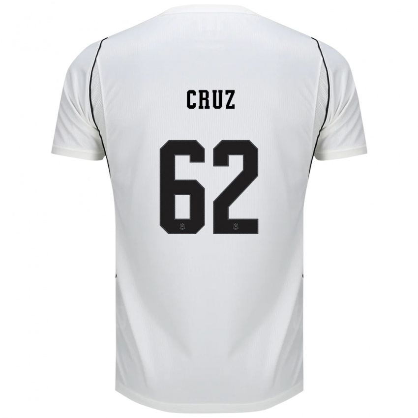 נשים Isa Cruz #62 לבן שחור אדום ג'רזי ביתית 2026/27 חולצה קצרה