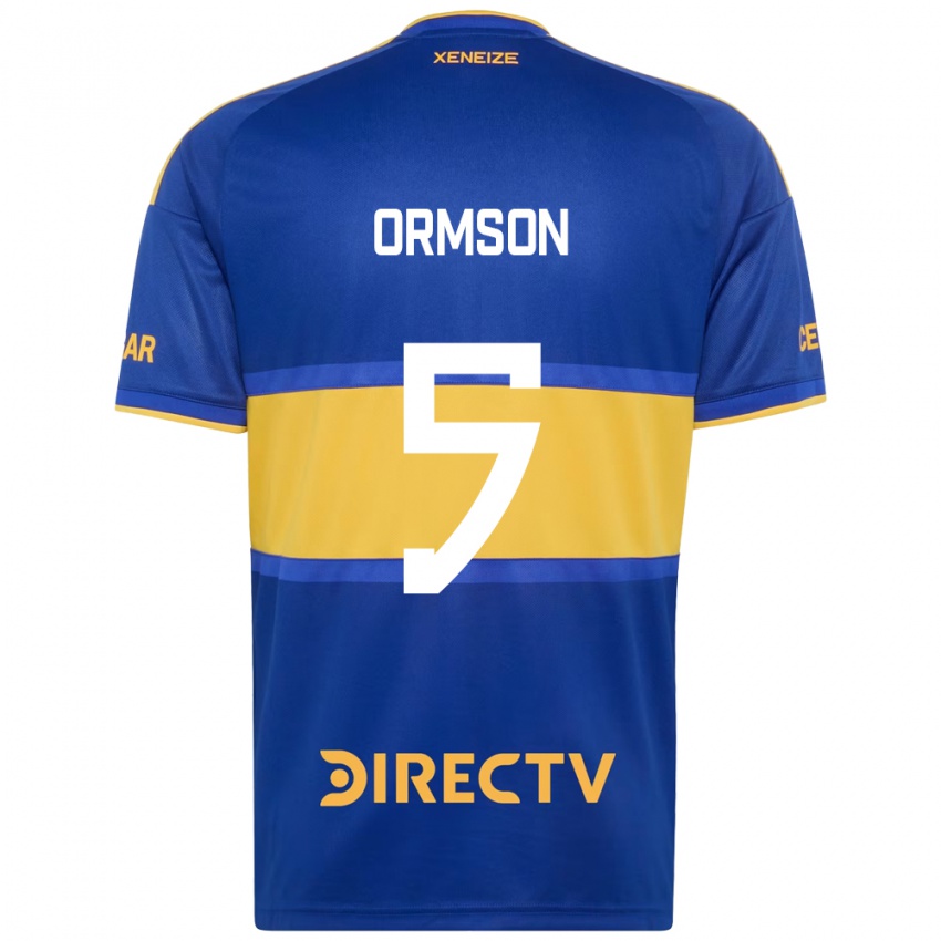 נשים Emily Ormson #5 כחול מלכותי צהוב ג'רזי ביתית 2026/27 חולצה קצרה
