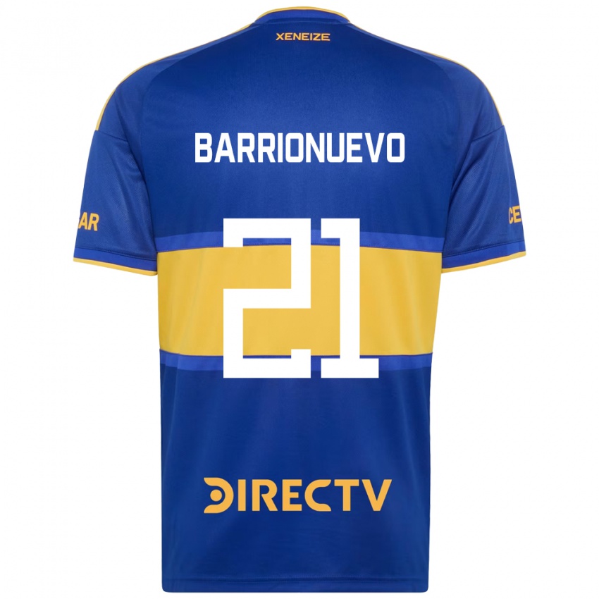 נשים Emiliano Barrionuevo #21 כחול מלכותי צהוב ג'רזי ביתית 2026/27 חולצה קצרה