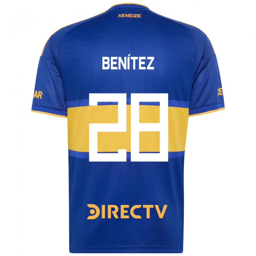 נשים Yazmín Benítez #28 כחול מלכותי צהוב ג'רזי ביתית 2026/27 חולצה קצרה