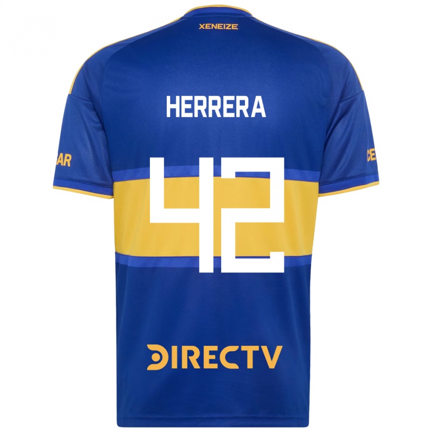 נשים Facundo Herrera #42 כחול מלכותי צהוב ג'רזי ביתית 2026/27 חולצה קצרה