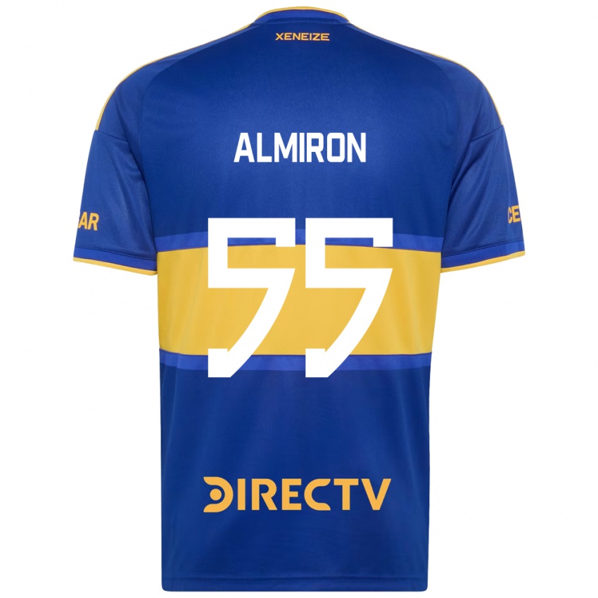 נשים Ezequiel Almiron #55 כחול מלכותי צהוב ג'רזי ביתית 2026/27 חולצה קצרה