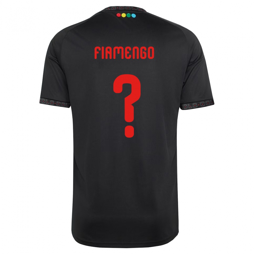 נשים Darko Fiamengo #0 שחור אדום הרחק ג'רזי 2026/27 חולצה קצרה