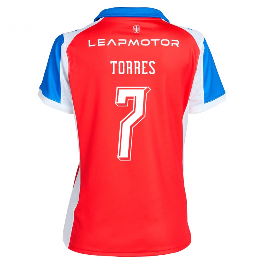 נשים Joaquín Torres #7 אדום כחול הרחק ג'רזי 2026/27 חולצה קצרה