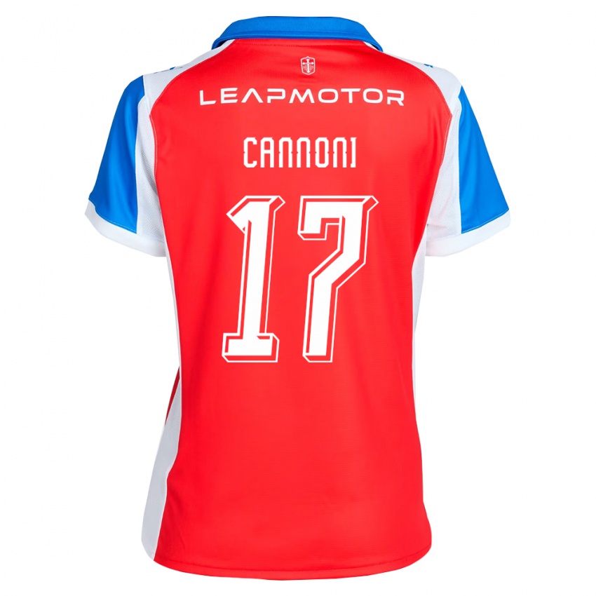 נשים Antonio Cannoni #17 אדום כחול הרחק ג'רזי 2026/27 חולצה קצרה