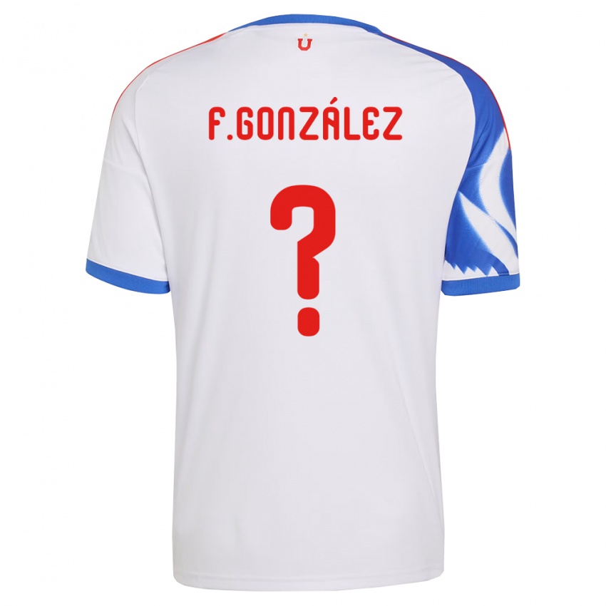 נשים Fernando González #0 לבן כחול צי הרחק ג'רזי 2026/27 חולצה קצרה
