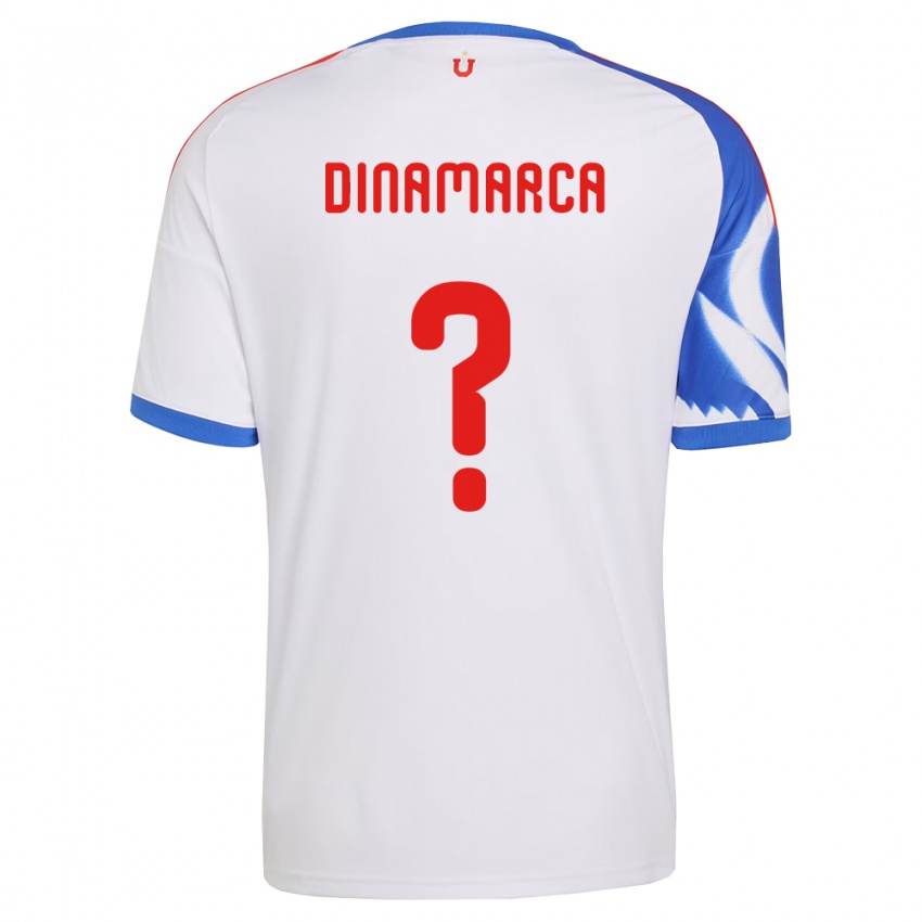 נשים Benjamín Dinamarca #0 לבן כחול צי הרחק ג'רזי 2026/27 חולצה קצרה