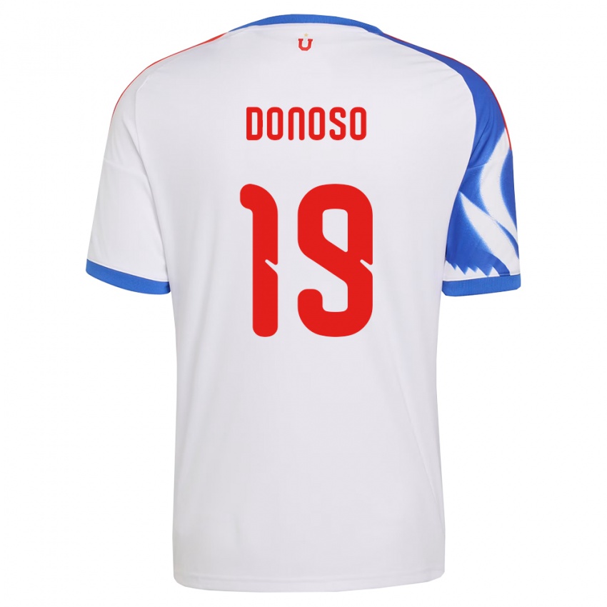 נשים Fabián Donoso #19 לבן כחול צי הרחק ג'רזי 2026/27 חולצה קצרה