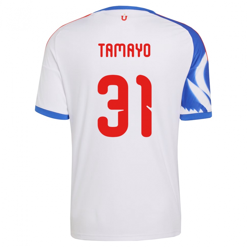 נשים Bianneider Tamayo #31 לבן כחול צי הרחק ג'רזי 2026/27 חולצה קצרה