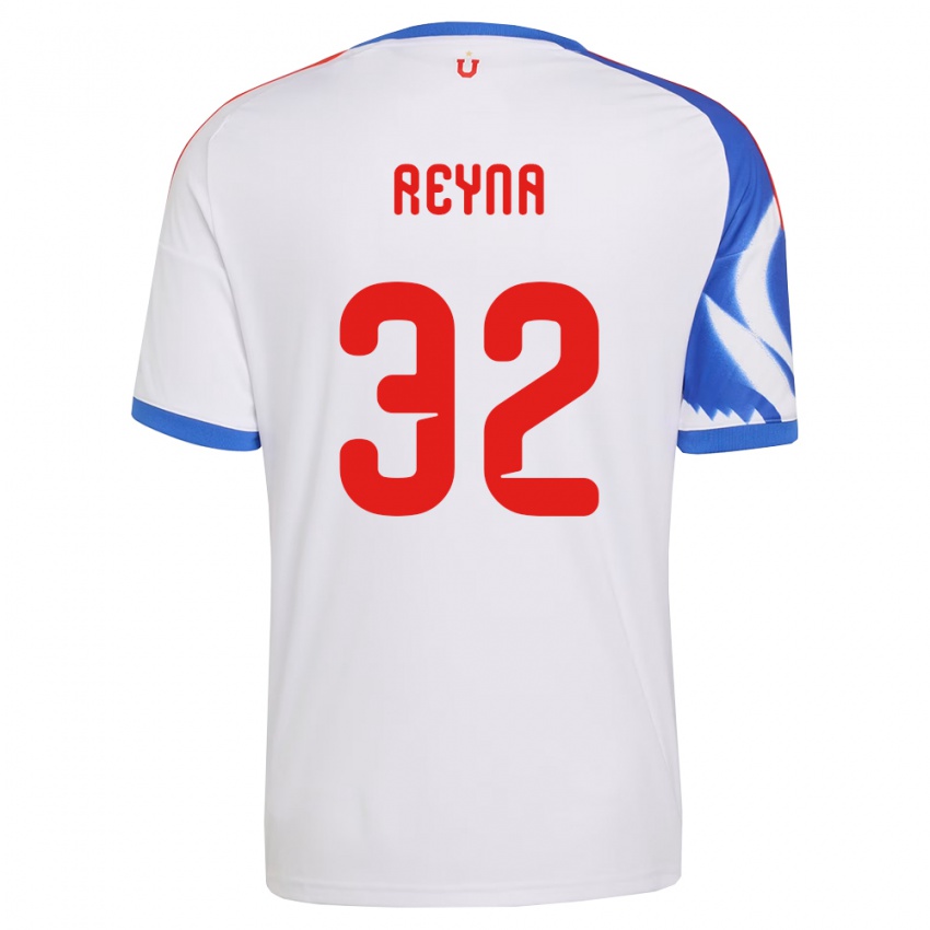 נשים Gonzalo Reyna #32 לבן כחול צי הרחק ג'רזי 2026/27 חולצה קצרה