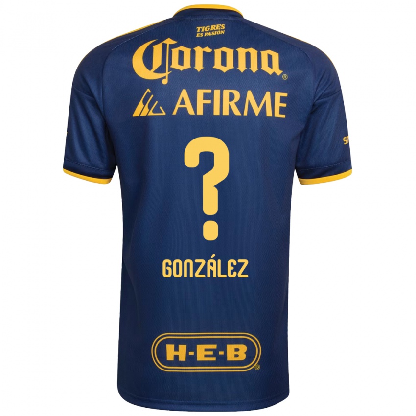 נשים Fernando González #0 כחול מלכותי צהוב הרחק ג'רזי 2026/27 חולצה קצרה