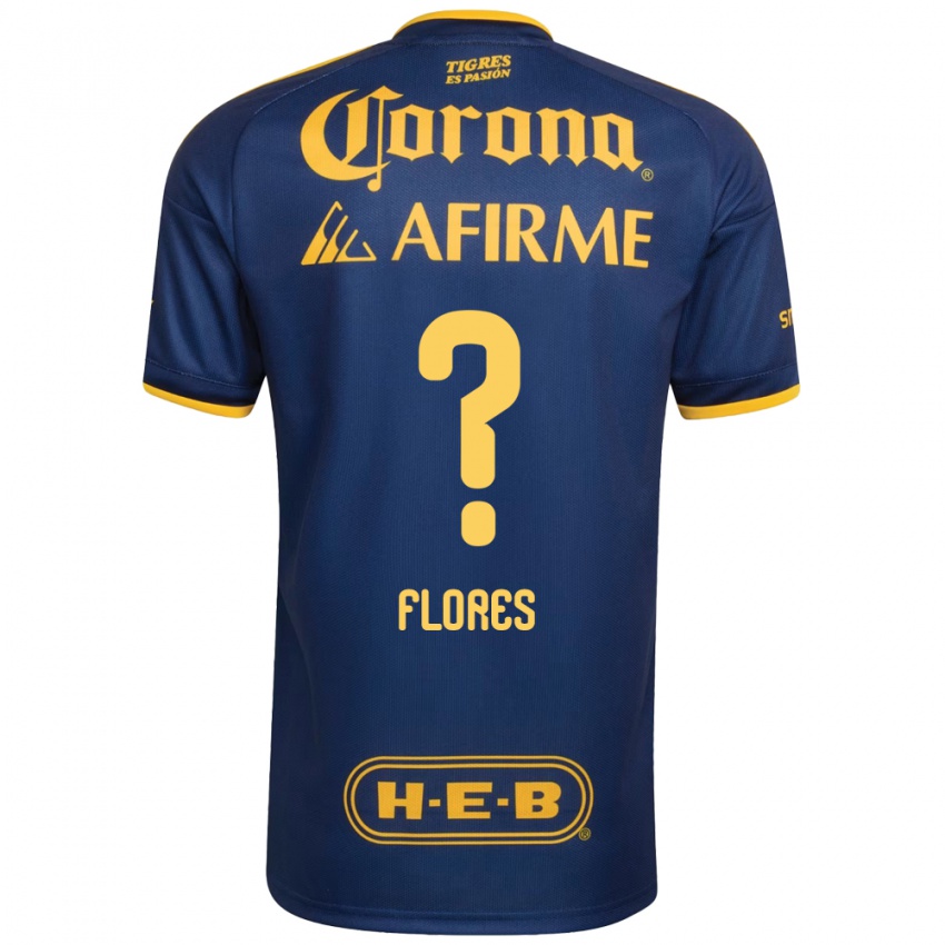 נשים Hernán Flores #0 כחול מלכותי צהוב הרחק ג'רזי 2026/27 חולצה קצרה
