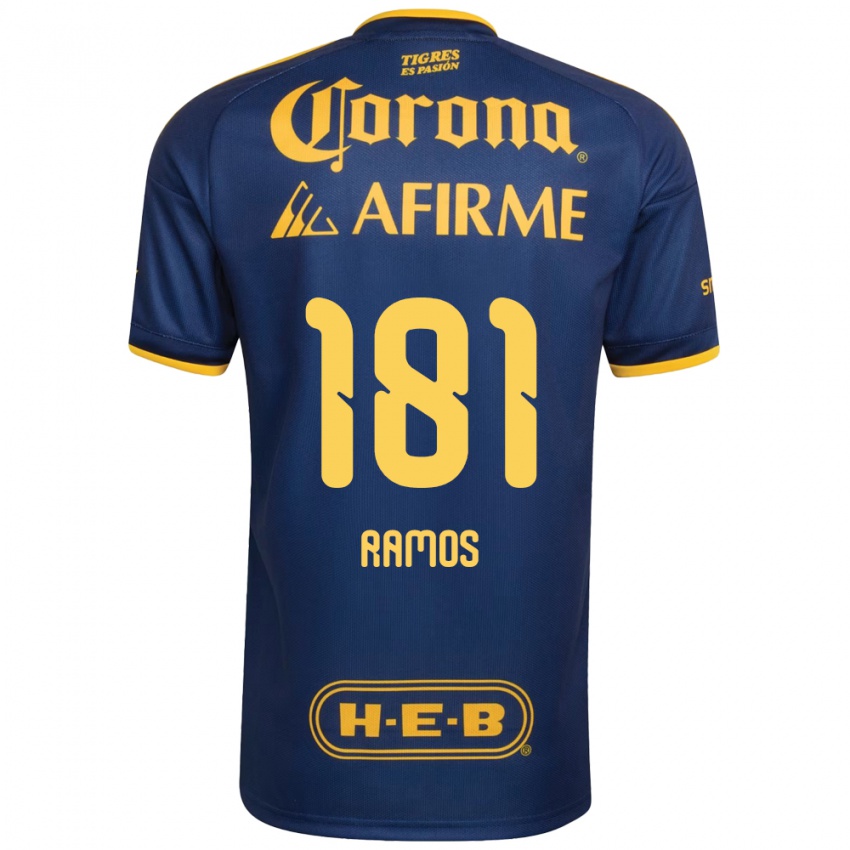 נשים Anthony Ramos #181 כחול מלכותי צהוב הרחק ג'רזי 2026/27 חולצה קצרה