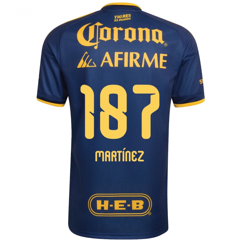 נשים Emilio Martínez #187 כחול מלכותי צהוב הרחק ג'רזי 2026/27 חולצה קצרה