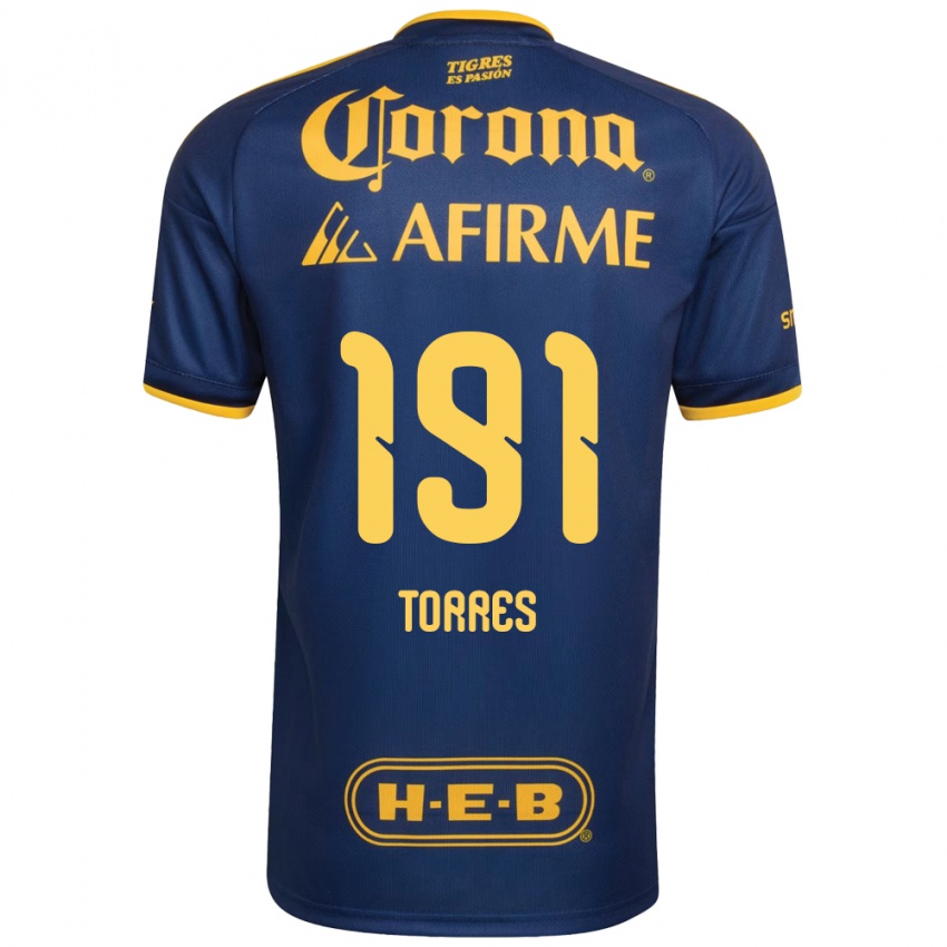נשים Aldo Torres #191 כחול מלכותי צהוב הרחק ג'רזי 2026/27 חולצה קצרה