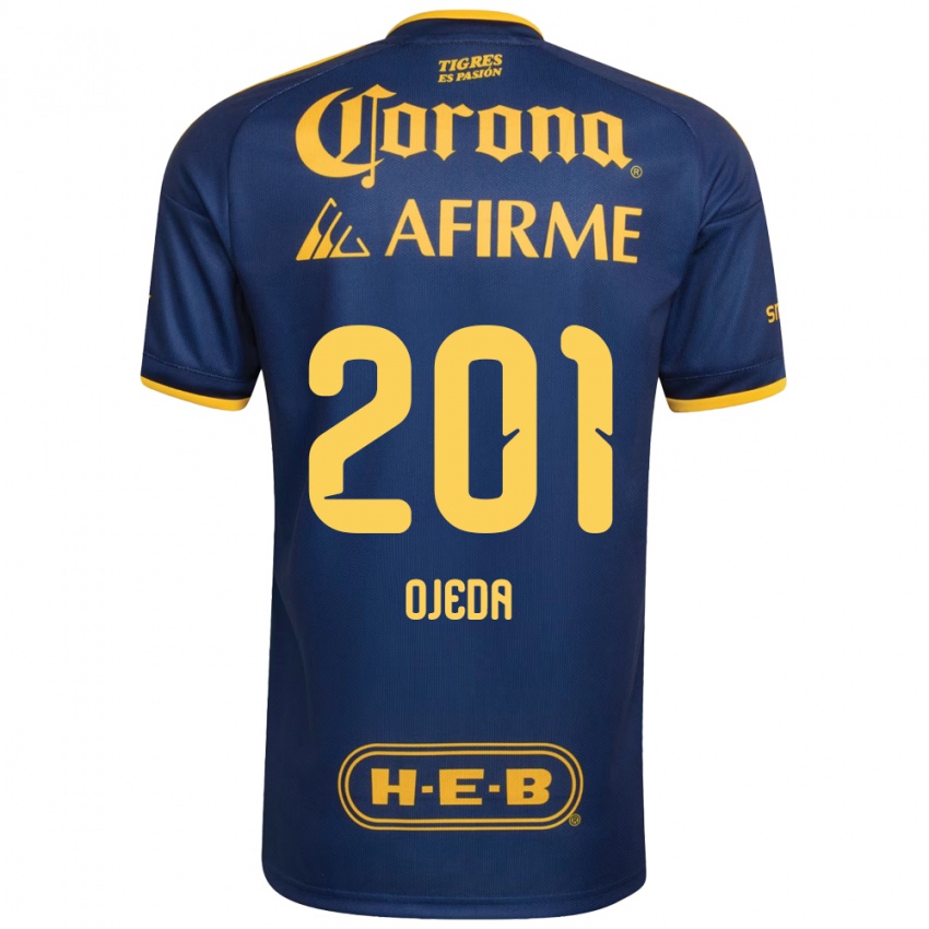 נשים Diego Ojeda #201 כחול מלכותי צהוב הרחק ג'רזי 2026/27 חולצה קצרה