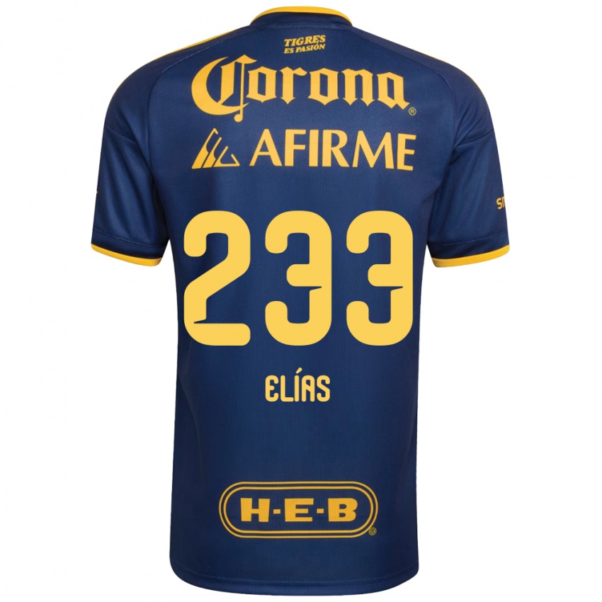 נשים Bruno Elías #233 כחול מלכותי צהוב הרחק ג'רזי 2026/27 חולצה קצרה