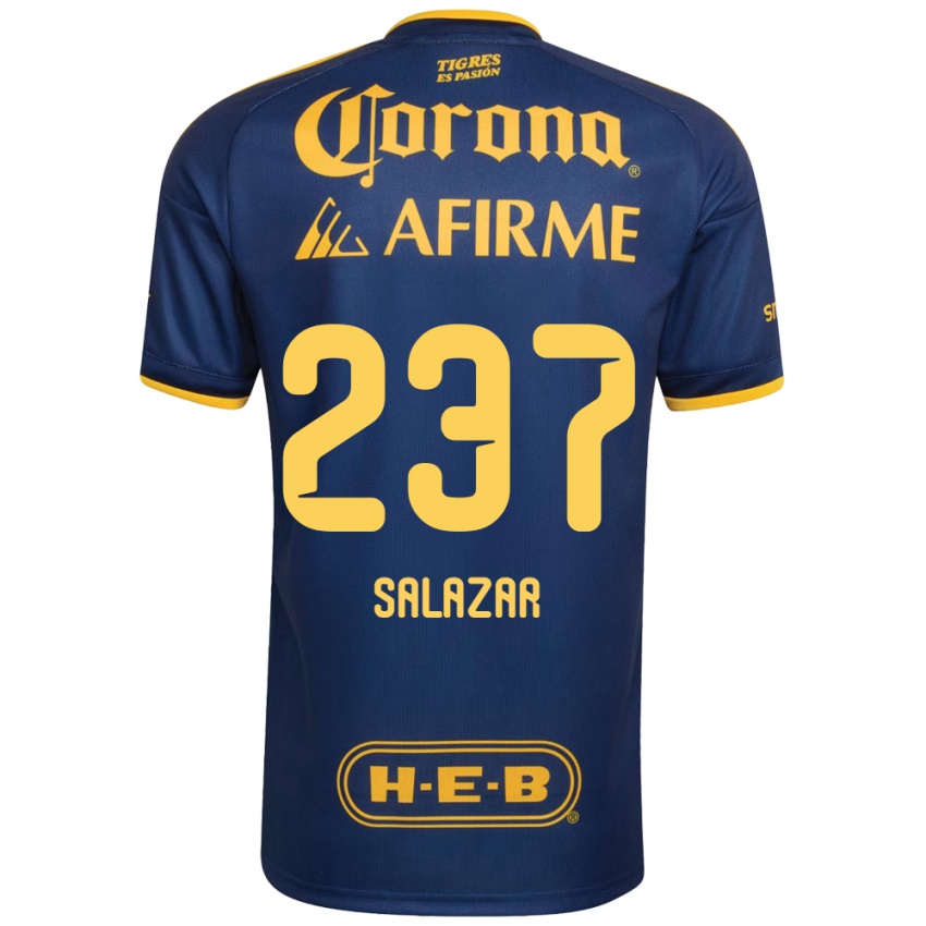 נשים Bryan Salazar #237 כחול מלכותי צהוב הרחק ג'רזי 2026/27 חולצה קצרה