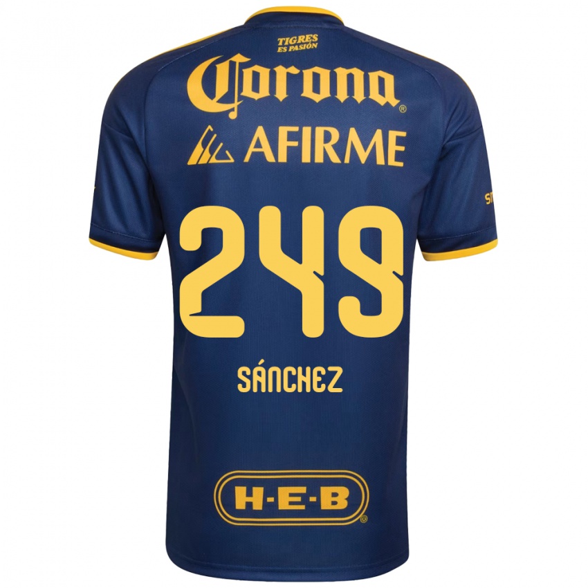 נשים Estevan Sánchez #249 כחול מלכותי צהוב הרחק ג'רזי 2026/27 חולצה קצרה
