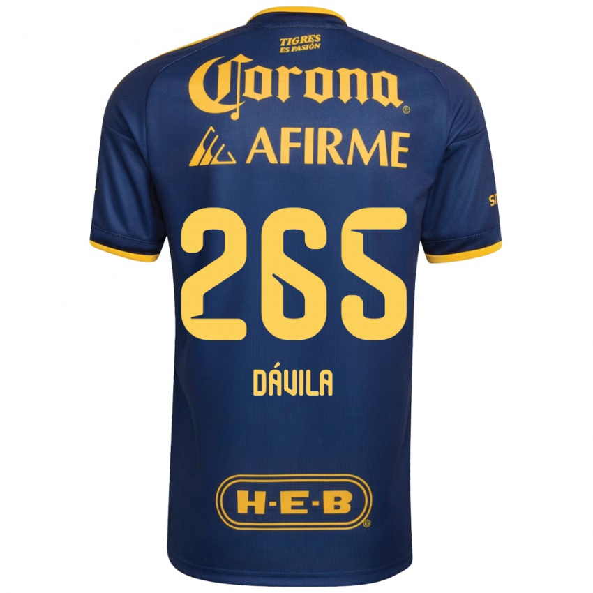 נשים Emiliano Dávila #265 כחול מלכותי צהוב הרחק ג'רזי 2026/27 חולצה קצרה