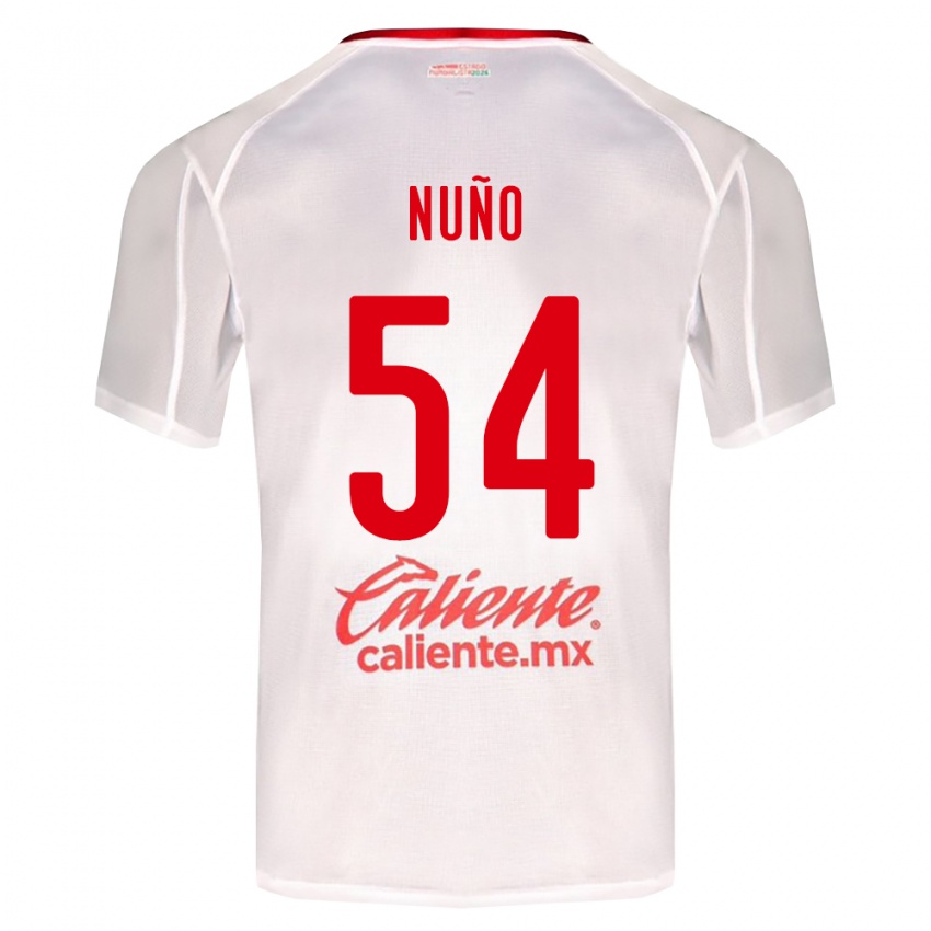 נשים Raúl Nuño #54 לבן ירוק אדום הרחק ג'רזי 2026/27 חולצה קצרה