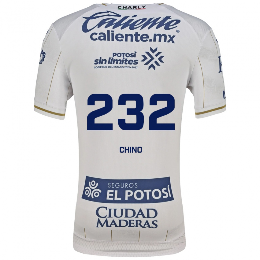 נשים Luis Chino #232 לבן כחול הרחק ג'רזי 2026/27 חולצה קצרה