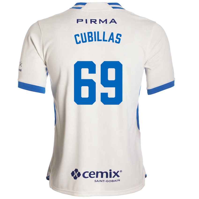 נשים Andre Cubillas #69 לבן כחול אדום הרחק ג'רזי 2026/27 חולצה קצרה