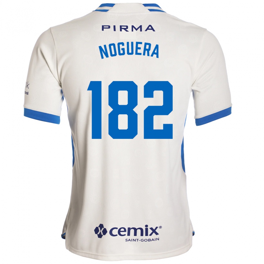 נשים Heldrich Noguera #182 לבן כחול אדום הרחק ג'רזי 2026/27 חולצה קצרה