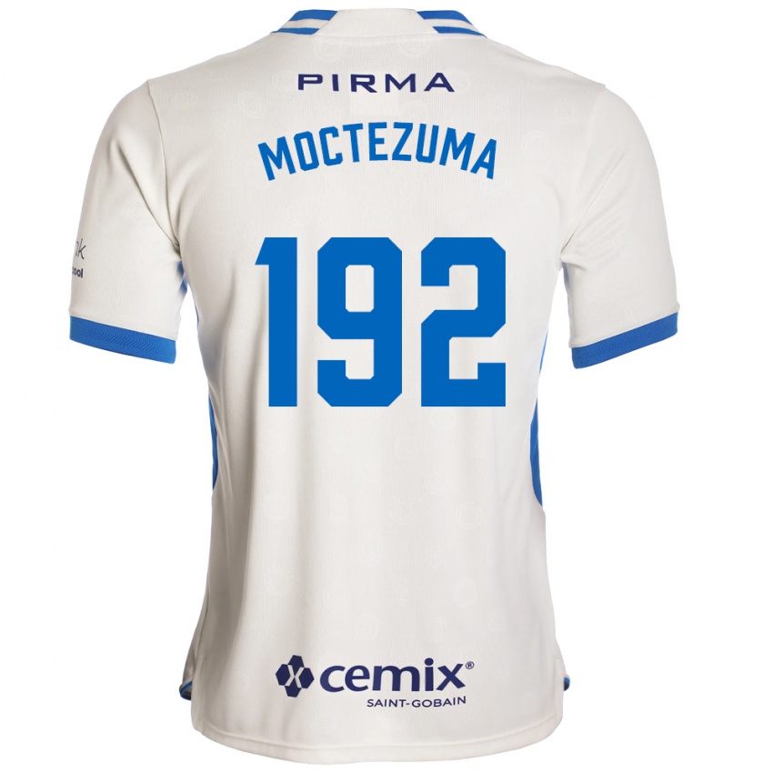 נשים Brayan Moctezuma #192 לבן כחול אדום הרחק ג'רזי 2026/27 חולצה קצרה