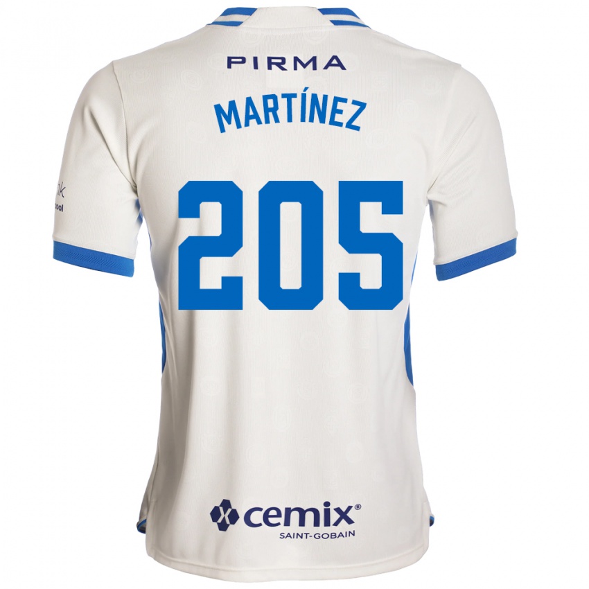 נשים César Martínez #205 לבן כחול אדום הרחק ג'רזי 2026/27 חולצה קצרה