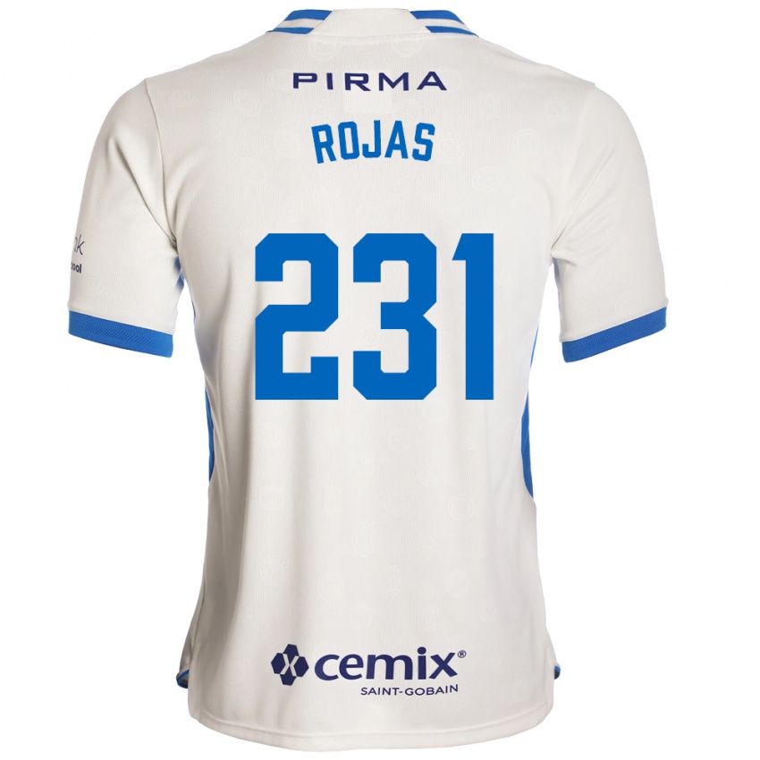 נשים Ramiro Rojas #231 לבן כחול אדום הרחק ג'רזי 2026/27 חולצה קצרה
