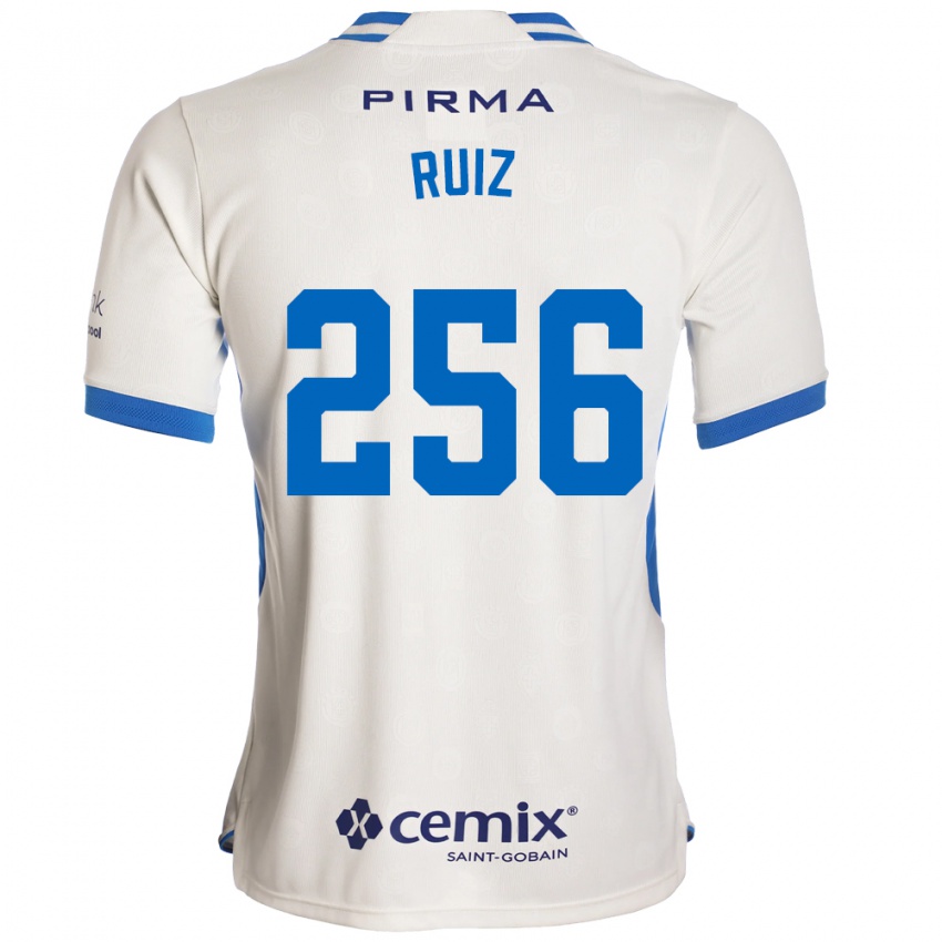 נשים Fernando Ruiz #256 לבן כחול אדום הרחק ג'רזי 2026/27 חולצה קצרה