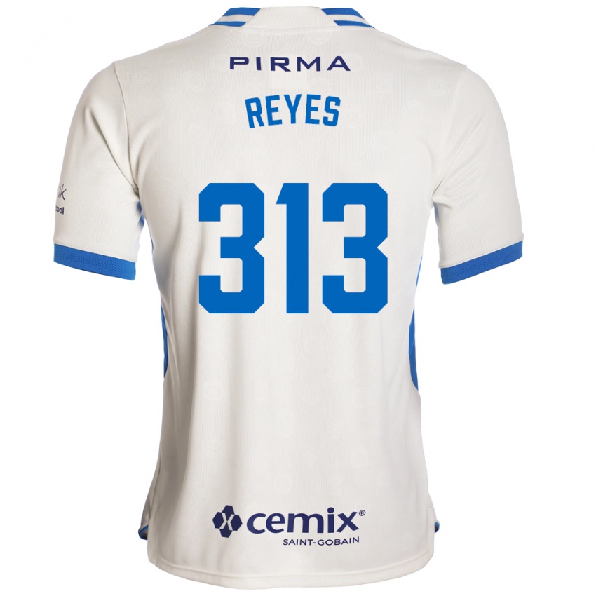 נשים Ian Reyes #313 לבן כחול אדום הרחק ג'רזי 2026/27 חולצה קצרה