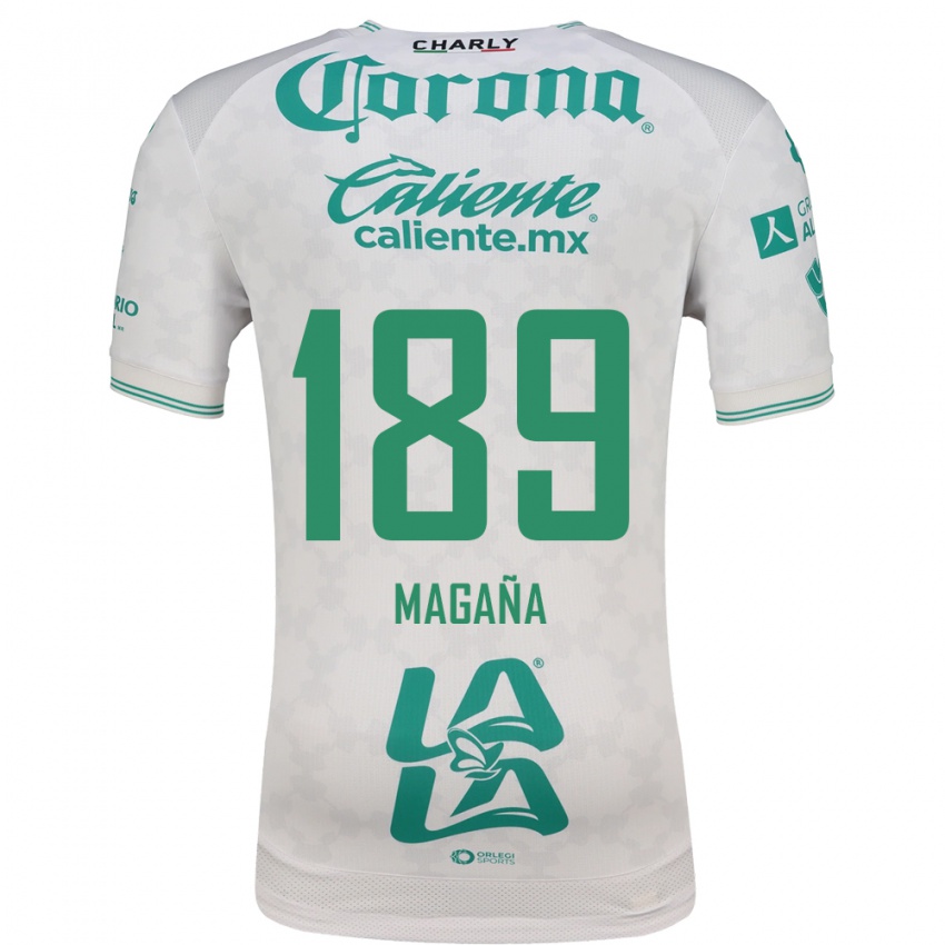 נשים Emilio Magaña #189 ירוק בהיר לבן הרחק ג'רזי 2026/27 חולצה קצרה