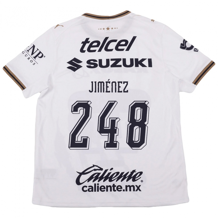 נשים Iker Jiménez #248 לבן שחור חום הרחק ג'רזי 2026/27 חולצה קצרה