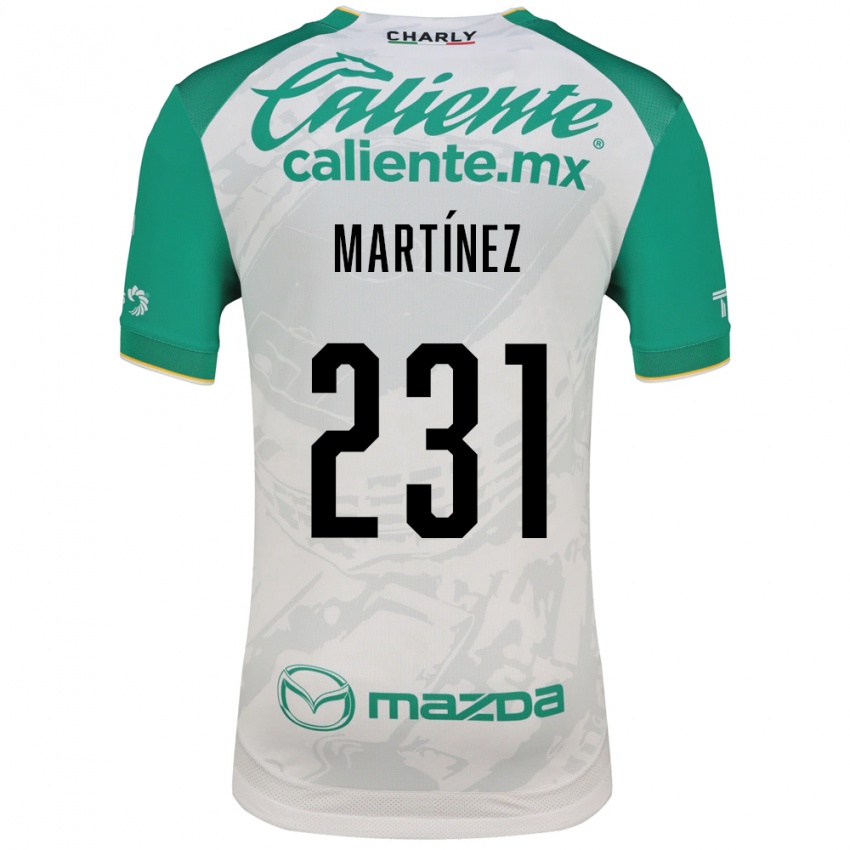 נשים Franco Martínez #231 ירוק בהיר לבן הרחק ג'רזי 2026/27 חולצה קצרה