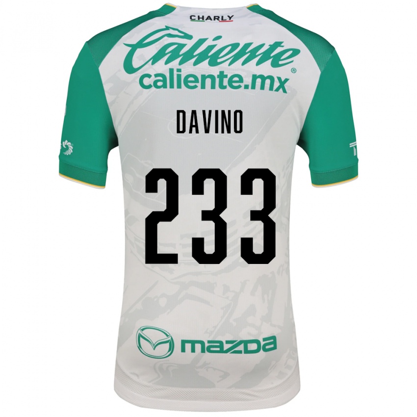 נשים Gianfranco Davino #233 ירוק בהיר לבן הרחק ג'רזי 2026/27 חולצה קצרה