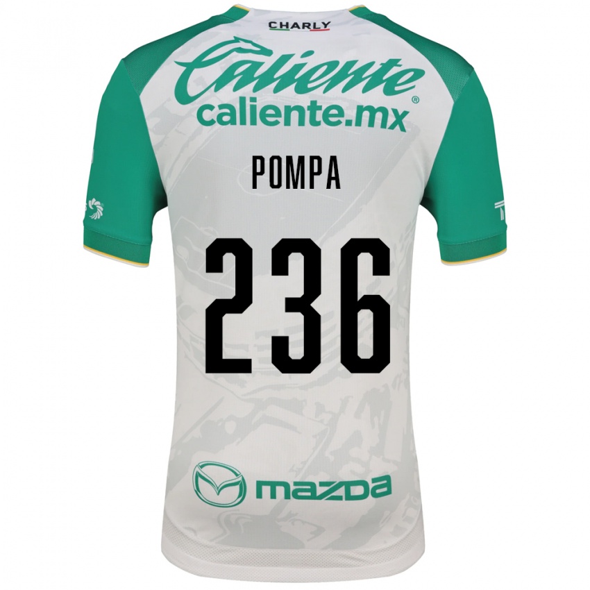 נשים Gerardo Pompa #236 ירוק בהיר לבן הרחק ג'רזי 2026/27 חולצה קצרה