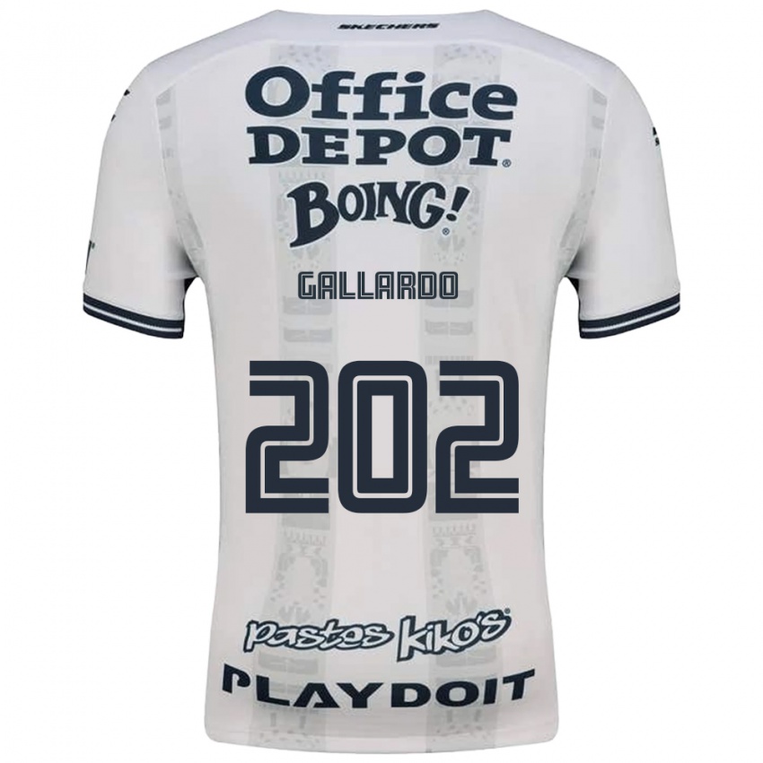 נשים Héctor Gallardo #202 אדום לבן שחור הרחק ג'רזי 2026/27 חולצה קצרה